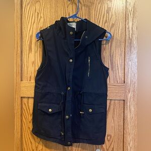 2sae Womens Black Vest Medium